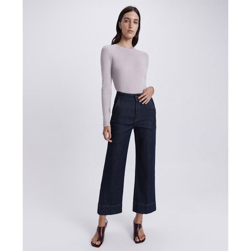 SABA Ava Cropped Wide Leg Jean image number 3